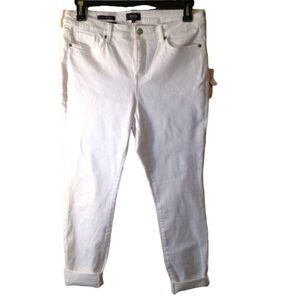 NYDJ Ami Skinny Jeans Optic White 12 NWT